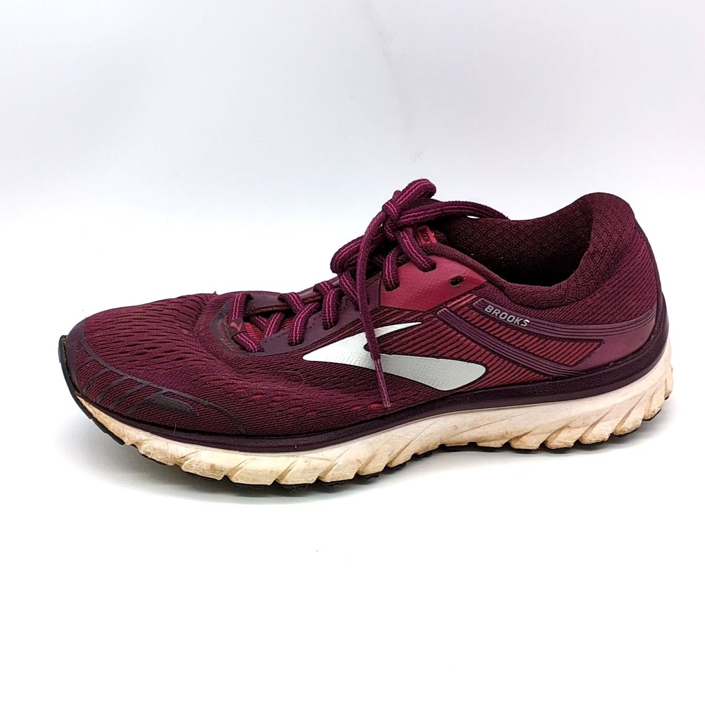 Brooks Shoes Womens Adrenaline GTS 18 Purple 9 Running Sneakers Athletic Comfort